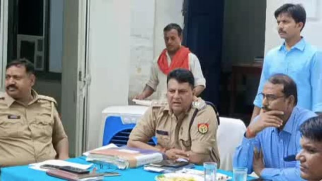 चुनार मिर्ज़ापुर: पीस कमेटी की बैठक का आयोजन