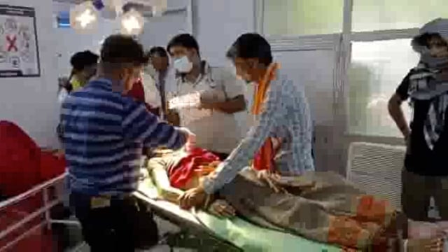 सड़क हादसे में विवाहिता गम्भीर रूप से घायल