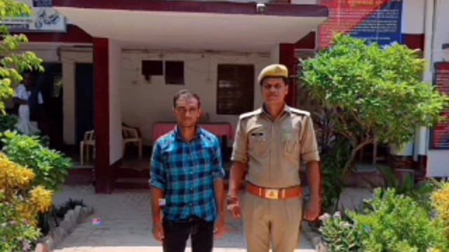 गोंडा मारपीट करने के एक थाना कटरा बाजार पुलिस ने किया गिरफ्तार कार्रवाई कर न्यायालय किया रवाना