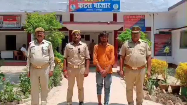 गोंडा थाना कटरा बाजार पुलिस ने दहेज हत्या के1 वांछित अभियुक्त को गिरफ्तार कर न्यायालय किया रवाना