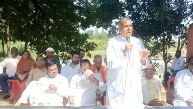 भाजपा सरकार में ही होगा देश का विकास इटवा में डुमरियागंज सांसद जगदंबिका पाल ।