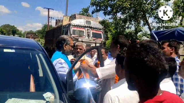  भाजपा सांसद ने कांवरिया पथ का लिया जायजा, कार्यकर्ताओं ने किया भव्य स्वागत