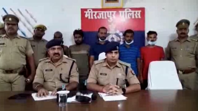 चुनार मिर्ज़ापुर: पांच गांजा तस्कर समेत स्कॉर्पियो व स्विफ्ट कार मे लदा 85 किलो अवैध गांजा बरामद