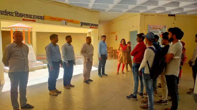 चरखारी के राजकीय स्नातकोत्तर महाविद्यालय में गुरु पूर्णिमा के अवसर में मनाई गई महर्षि वेदव्यास जी की जयंती