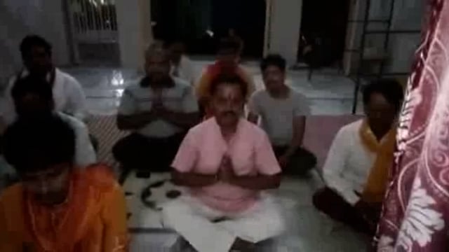 चुनार मिर्ज़ापुर: विहिप कार्यकर्ताओं ने किया हनुमान चालीसा का पाठ