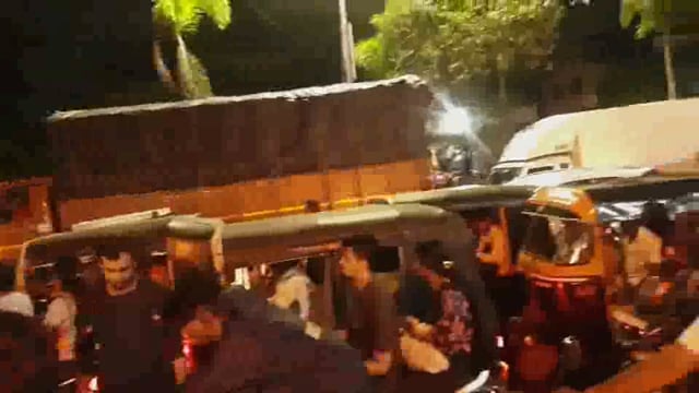 हाजी मलंग रोड पर ट्रैफिक जाम