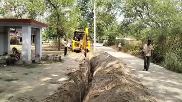 वजीरगंज कोडंर मे निर्मल नीर योजना के तहत निमार्ण कार्य शुरू गांव के लोगों को मिलेगा स्वच्छ पेयजल 