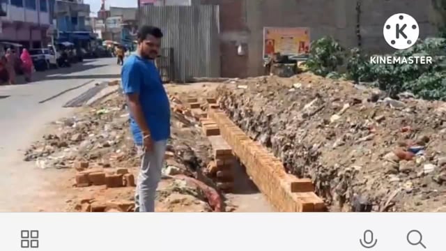 नाला निर्माण में घटिया ईट एवं कार्य में अनियमितता को लेकर भाजपा जिला मीडिया प्रभारी ने वीडियो से की शिकायत