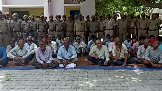 विभिन्न थानो से 48 अभियुक्त को पुलिस ने किया गिरफ्तार 