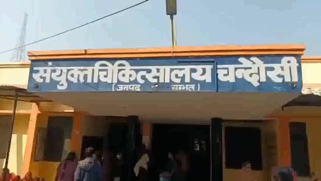 चंदौसी:खेत में काम कर रहा किसान गोवंशीय पशु के हमले में हुआ घायल