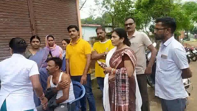 भानुप्रतापपुर नगर पंचायत के सभी वार्डो मे दल गठित कर घर घर जाकर किया गया टिकाकरण