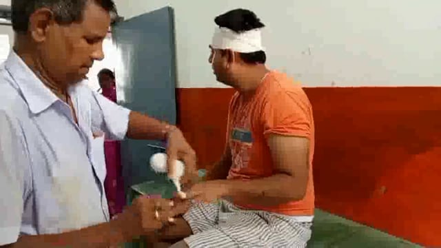खेमीचक गांव में बांस काटने को लेकर हुए मारपीट में एक जख्मी