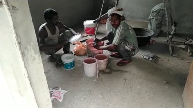 वजीरगंज के अंतर्गत ग्राम पंचायत मझगवां में शुरू हुआ ANM सेंटर का  शुरू हुआ रंगाई पुताई का कार्य ग्रामीणों में खुशी 