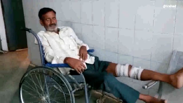 हमीरपुर : तेज रफ्तार ट्रक ने रोड किनारे खड़े दो लोगों को मारी टक्कर