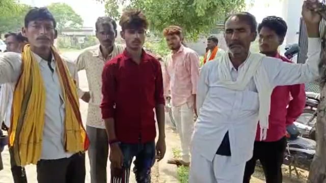 हादसे की चपेट में आकर मजदूर की मौत से परिजनों में मचा कोहराम