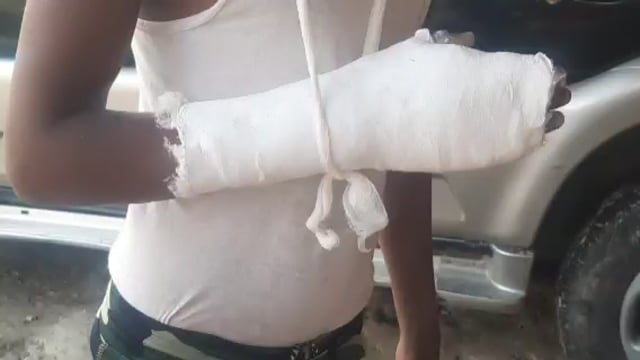 नवाबगंज क्षेत्र अंतर्गत विष्णु हरपुर मार्ग पर अनियंत्रित मोटरसाइकिल सवार ने 14 वर्षीय साइकिल सवार को मारी टक्कर