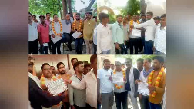 लखीमपुर खीरी (यूपी) पसगवां ब्लॉक में सफाई कर्मचारी संघ का चुनाव शांतिपूर्वक संपन्न