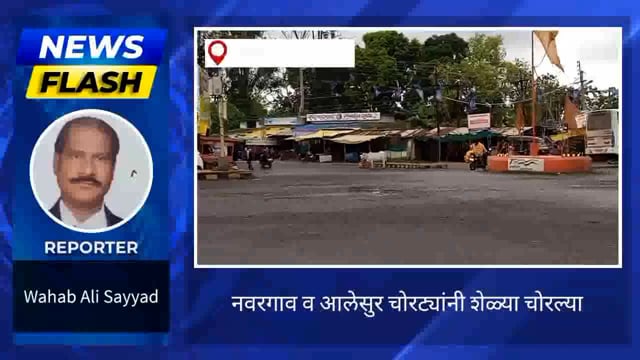 नवरगाव आलेसूर येथे  शेळ्या चोर सक्रिय. 