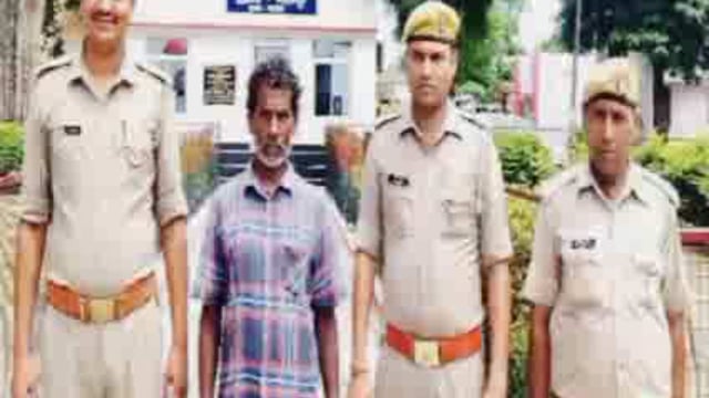 मोतीपुर पुलिस ने मुक़दमे में वांछित चल रहे वारण्टी को किया गिरफ्तार, न्यायालय किया रवाना