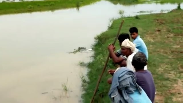 जनपद बहराइच महसी तहसील क्षेत्र घागरा एवं सरयू नदी का जलस्तर बढ़ा है