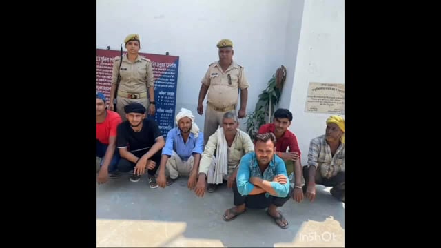 तरबगंज शांति भंग की आशंका में पुलिस ने7  लोगों को किया गिरफ्तार कर कार्रवाई  कर न्यायालय किया रवाना