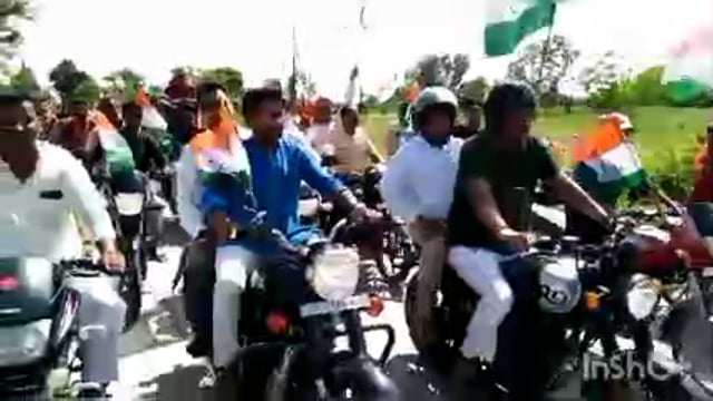 हर घर तिरंगा अभियान के तहत बाईक रैली का हुआ आयोजन