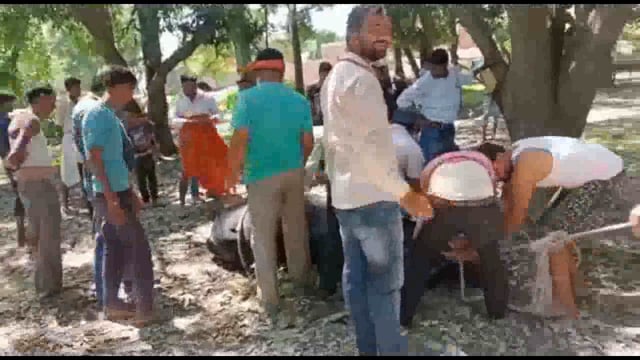 देवरिया गांव में एक आवारा सांड ने कई लोगों को किया घायल ग्रामीणों ने चोर को पकड़ कर जंगल में छोड़ा