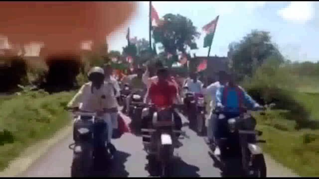 मनकापुर: भाजपा नेता की अगुवाई में निकाली गई तिरंगा यात्रा