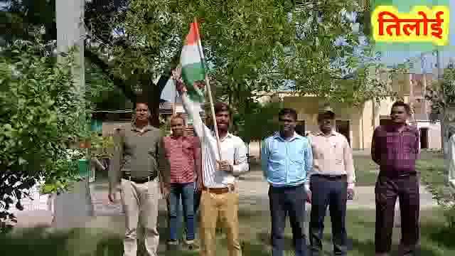 अमृत महोत्सव के पर्व पर भारत माता की जय वंदे मातरम की जय के नारे से गूंज उठा पूरा नगर जायस