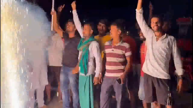 नालंदा: महागठबंधन की सरकार में कार्यकर्ताओं ने होली और दिवाली एक साथ खुशी का जश्न।