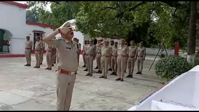 आज़ादी के ७५ वीं वर्षगांठ पर आज़ादी का अमृत महोत्सव हर घर तिरंगा कार्यक्रम
ASP(W)रोहित मिश्रा ने किया ध्वजारोहण