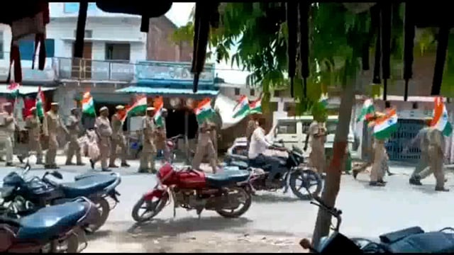 आजादी के अमृत उत्सव पर विभिन्न संगठनों द्वारा निकाली गई तिरंगा यात्रा।।