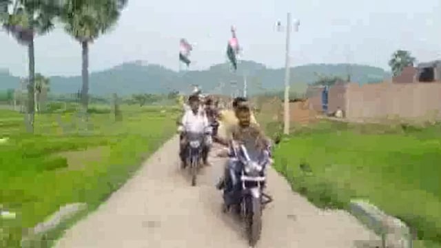 अमृत महोत्सव को लेकर खिरियावा मानव घाट से निकली गई तिरंगा यात्रा    