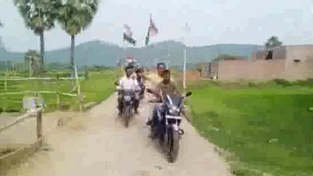 अमृत महोत्सव को लेकर खिरियावा मानव घाट से निकली गई तिरंगा यात्रा    