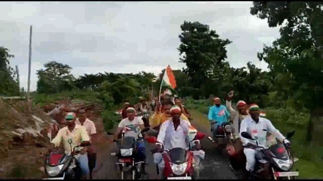 आजादी के अमृत महोत्सव मनाने को लेकर मोरसंडा में निकाला किया जागरूकता रैली