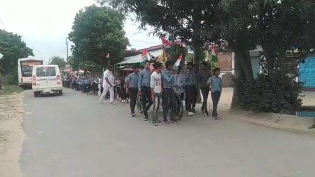 वजीरगंज के पंचायत बभनीस्थित मां यशोदा विद्यालय में हर्षोल्लास के साथ मनाया जा रहा75वा आजादी का अमृत महोत्सव कार्यक्रम