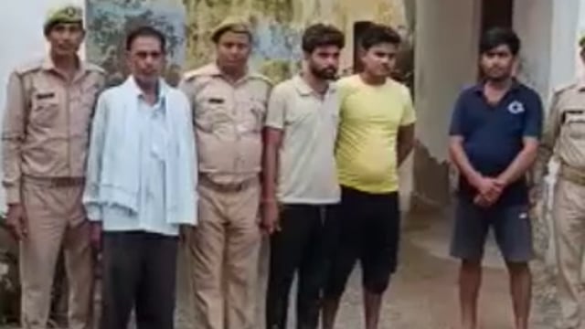 बेला क्षेत्र से पुलिस ने 4 व्यक्तियों को आपसी झगड़ा मारपीट के मामले में किया गिरफ्तार