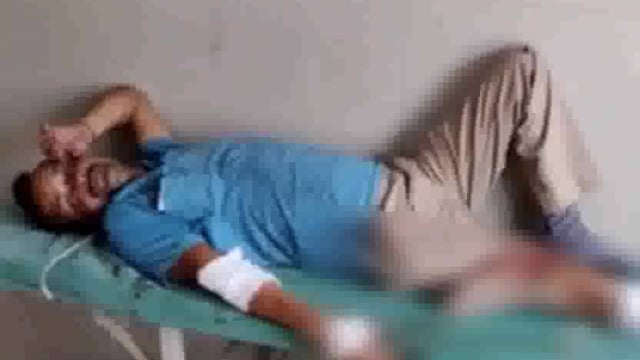 भिंनगा बहराइच मार्ग के लिए बरदेहरा मोड़ के पास सड़क हादसे में बाइक सवार गंभीर रूप से घायल