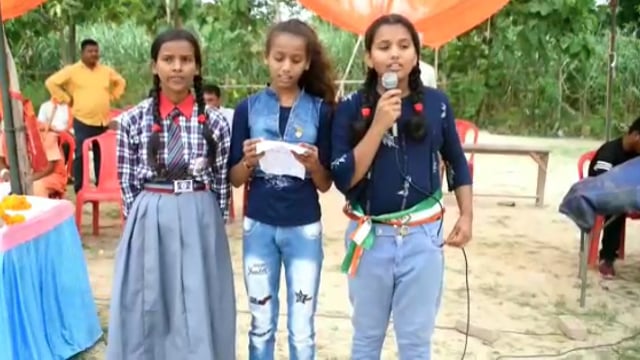 वजीरगंज के जगदीशपुर कटरा स्थित श्रीराम चंद्र पब्लिक स्कूल में हर्षोल्लास के साथ मनाया गया ७५ वां स्वतंत्रता दिवस