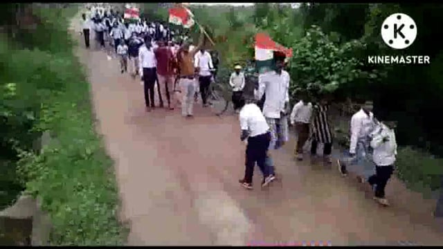 चायल:पुरखास में कामदगिरि स्कूल के बच्चों ने निकाली भव्य तिरंगा रैली