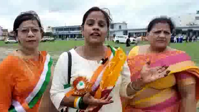 औरैया शहर में अमृत महोत्सव में सामाजिक संगठनों की महिलाओं ने कहा: नारी शक्ति इस देश की पहचान है