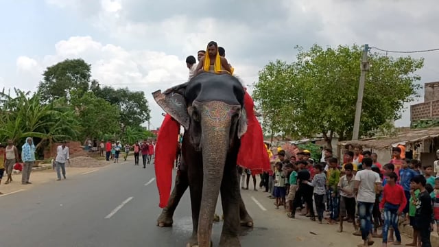 लखीसराय गढ़ी स्थित मां चंडिका स्थान में  48 घंटे का अखंड सीताराम धुनी का आयोजन किया गया
