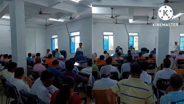 मतदाता सूची में आधार सीडिंग कराने हेतु निबंधन पदाधिकारी सह उप विकास आयुक्त बांका की अध्यक्षता में बीएलओ की बैठक आयोजित