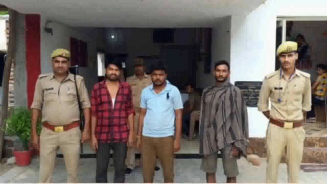 गुरसराय थाना अध्यक्ष अरुण कुमार तिवारी द्वारा तीन लोगों पर की शांति भंग की कार्यवाही