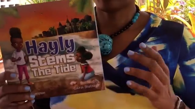 Elizabeth Thompson, author of Hayly Stems The Tide & Hayly's Colorful Bonds — video testimonial for children's book illustrator Gaurav Bhatnagar