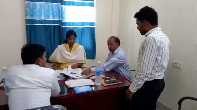 डीसीएलआर में धोरैया अंचल कार्यालय पहुंच  लगान वसूली का लिया जायजा