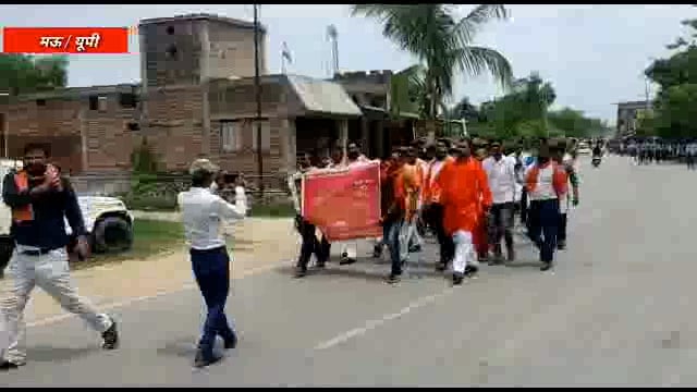 गौरक्ष प्रान्त अध्य्क्ष पहुचे मऊ जनपद अखंडभारत अभियान के तहत लोगो को किया जागरूक