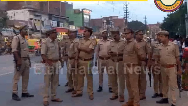 पुलिस ने किया पैदल मार्च, आमजन और व्यापारियों को कराया सुरक्षा का एहसास