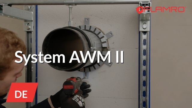 Bei dem System AWM II handelt es sich um eine Brandschutzmanschette zur Abschott…