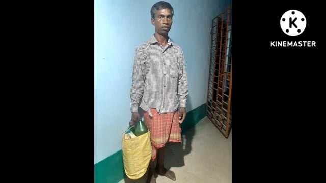 दस लीटर देसी शराब के साथ एक कारोबारी गिरफ्तार।